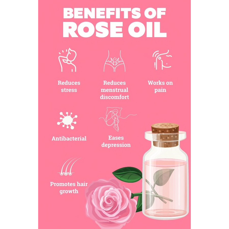 Botanical Rose Oil Nhật Bản dầu dưỡng cho tóc và body