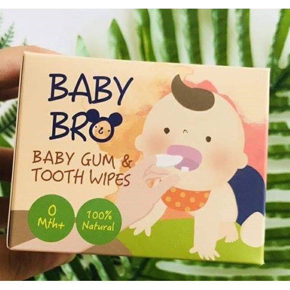 Gạc Rơ Lưỡi Baby Bro Hộp 25 Miếng - Chính Hãng Hàn Quốc