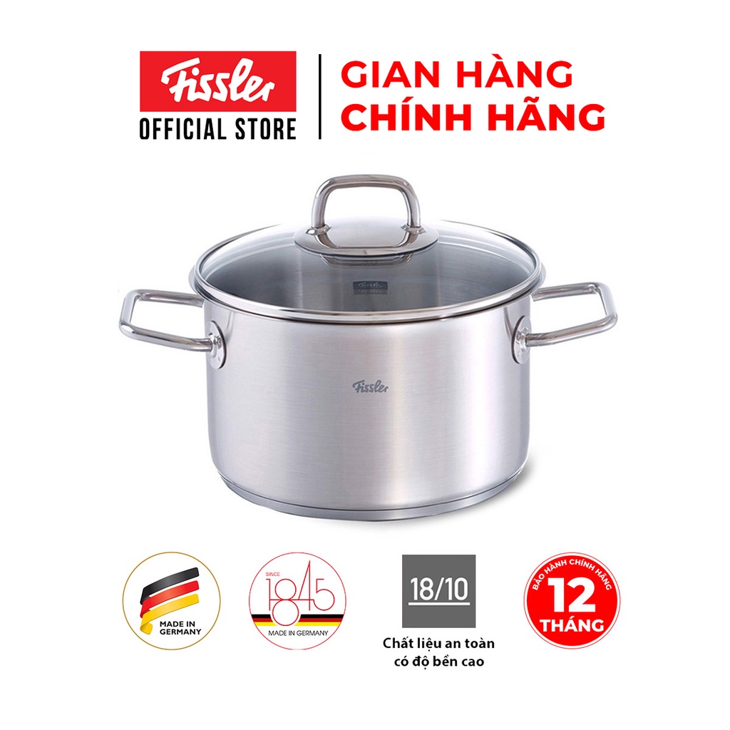 Nồi inox Đức cao cấp Fissler Viseo, hàng chính hãng 100% sản xuất tại Đức.