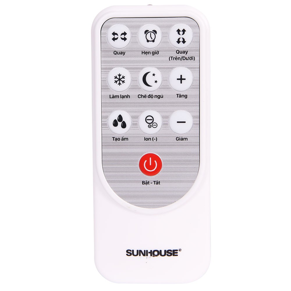 Máy làm mát không khí Sunhouse SHD7719 20L, quạt điều hoà Sunhouse công suất 100W Có điều khiển từ xa