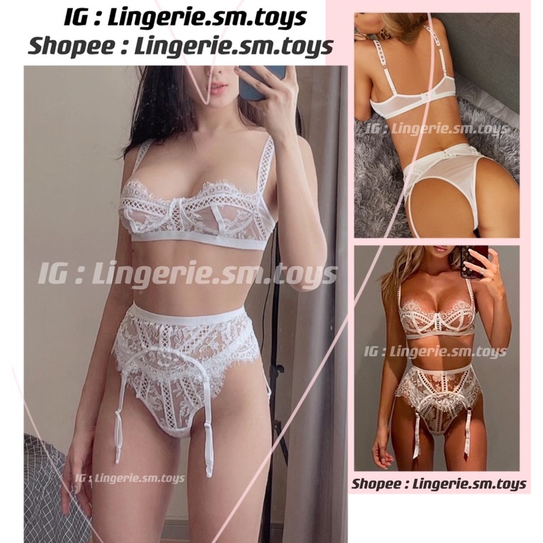 Nội Y Kèm Đai Eo Garter Quyến Rũ • Lingerie Sexy • Đồ Lót Mạc Nhà Gợi Cảm • S13081J