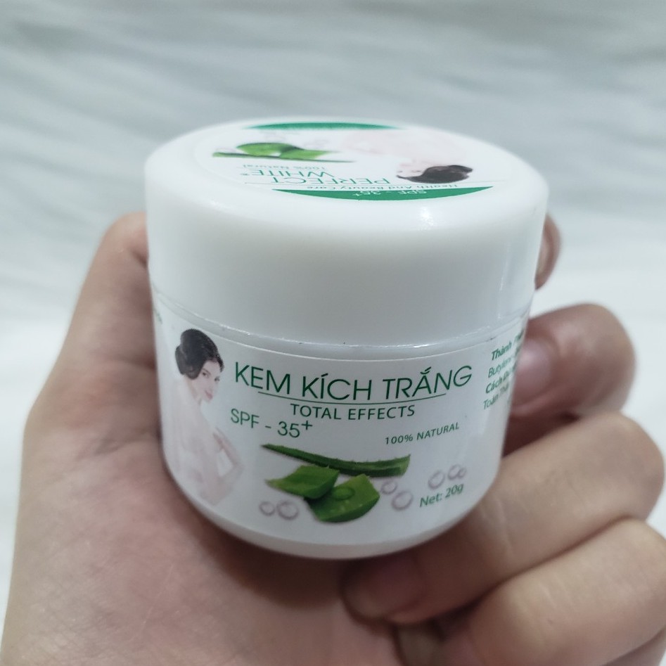 Kem kích trắng body Perfect White Total Effects