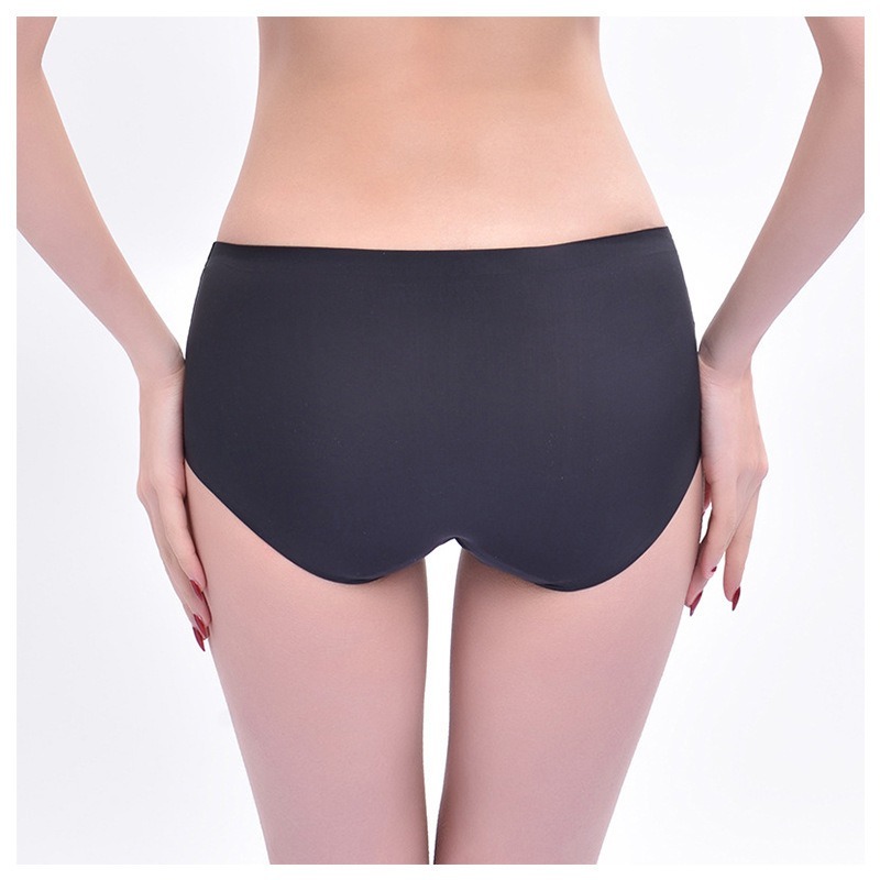 Quần lót LEVAO lụa băng đáy cotton giấu đường may chống vi khuẩn thoáng khí cho nữ