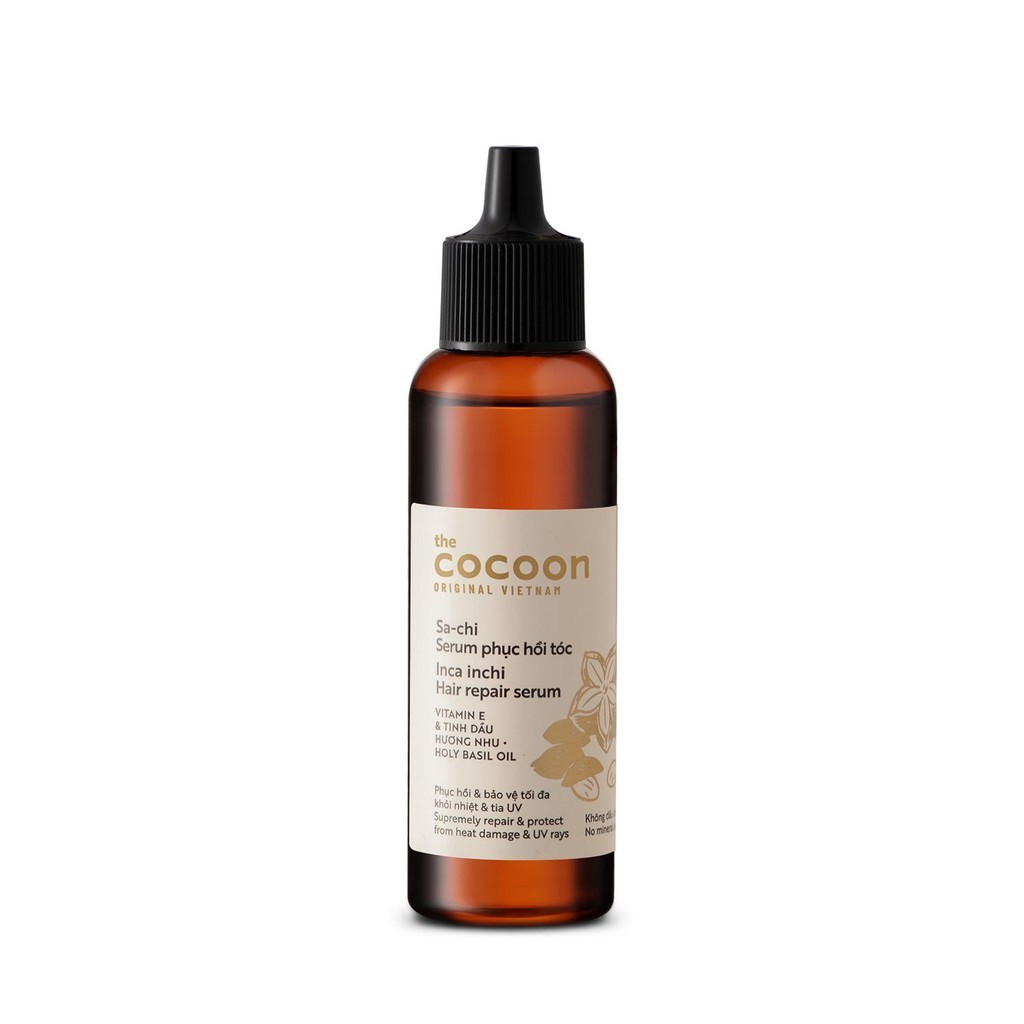 Combo Nước Dưỡng Tóc Tinh Dầu Bưởi Cocoon 140ml + Sa-chi Serum Phục Hồi Tóc Cocoon 70ml