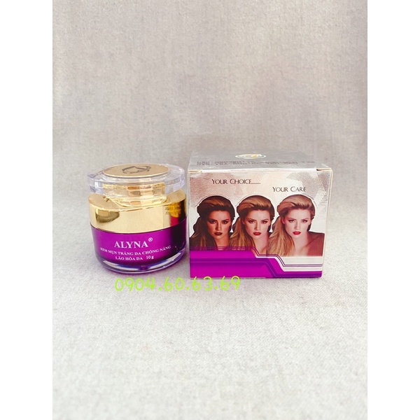 Kem ALYNA Mụn Trắng Da Chống Nắng Lao hoá Da 10g