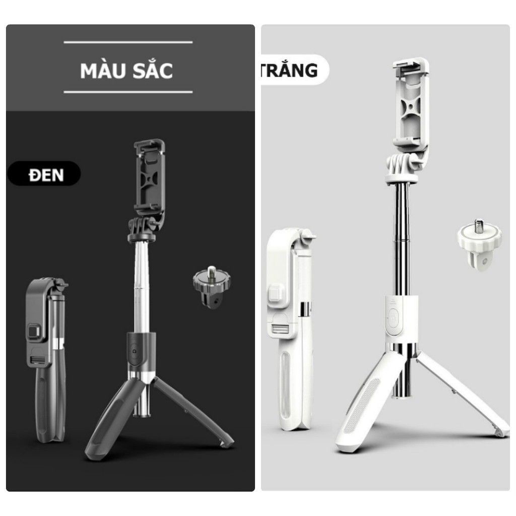 [XK][FREESHIP] GẬY CHỤP HÌNH BLUETOOTH KIÊM TRIPOD 3 CHÂN L01 - L02 [HCM]