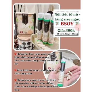 Nội tiết tố nữ tăng size ngực BSOY