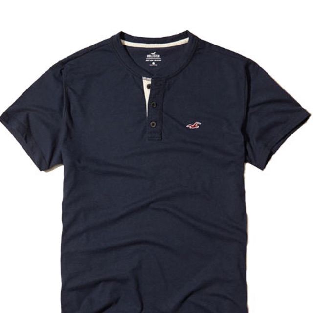 Áo thun Hollister Henley hàng xịn 100% VNXK