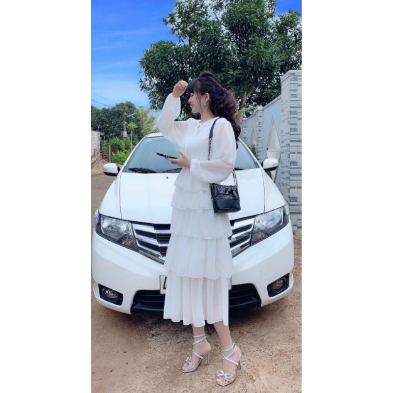 ♥️♥️ ĐẦM Xốp bèo tầng♥️♥️