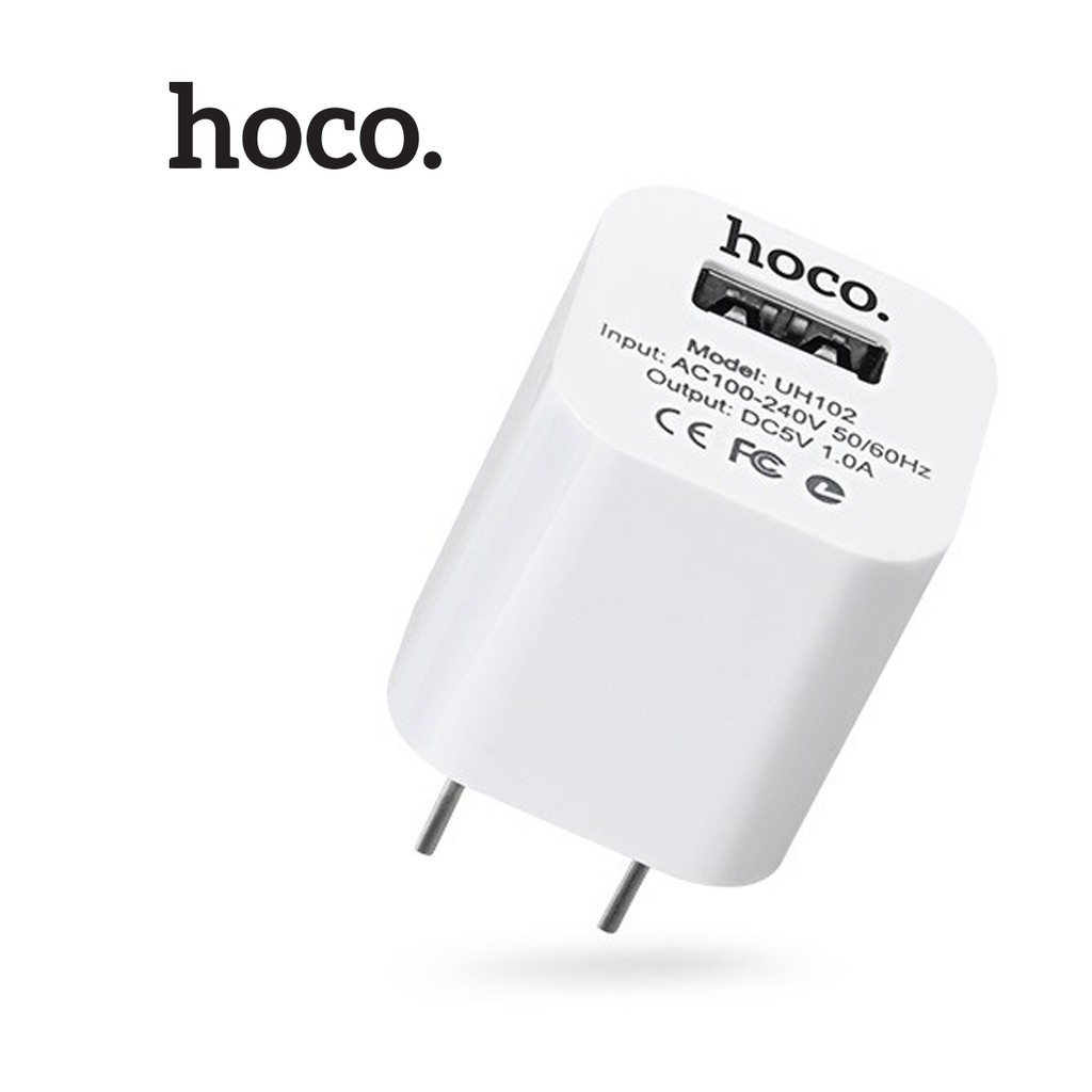 Củ sạc Hoco UH102 Sạc tiêu chuẩn nhỏ gọn an toàn cho thiết bị