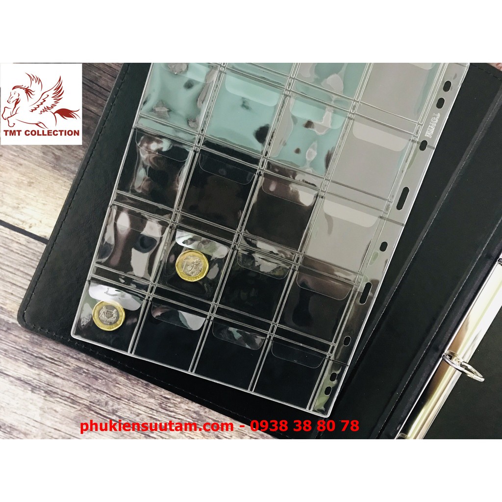 Lá Phơi Trong 20 Ngăn Chuyên Đựng Tiền Xu Loại Lớn - TMT Collection - 1P20X