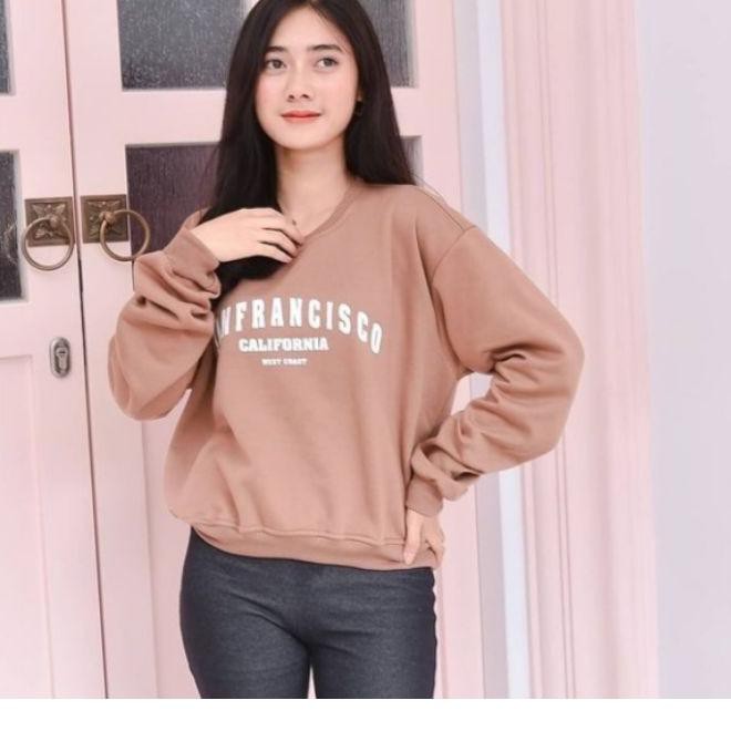 Áo Sweater Croptop Sanfrancisco Tvb-655