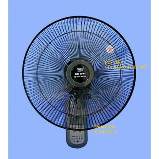 QUẠT TREO TƯỜNG ĐIỀU KHIỂN TỪ XA ĐIỆN CƠ 91 KIỂU MỚI QTTĐKA