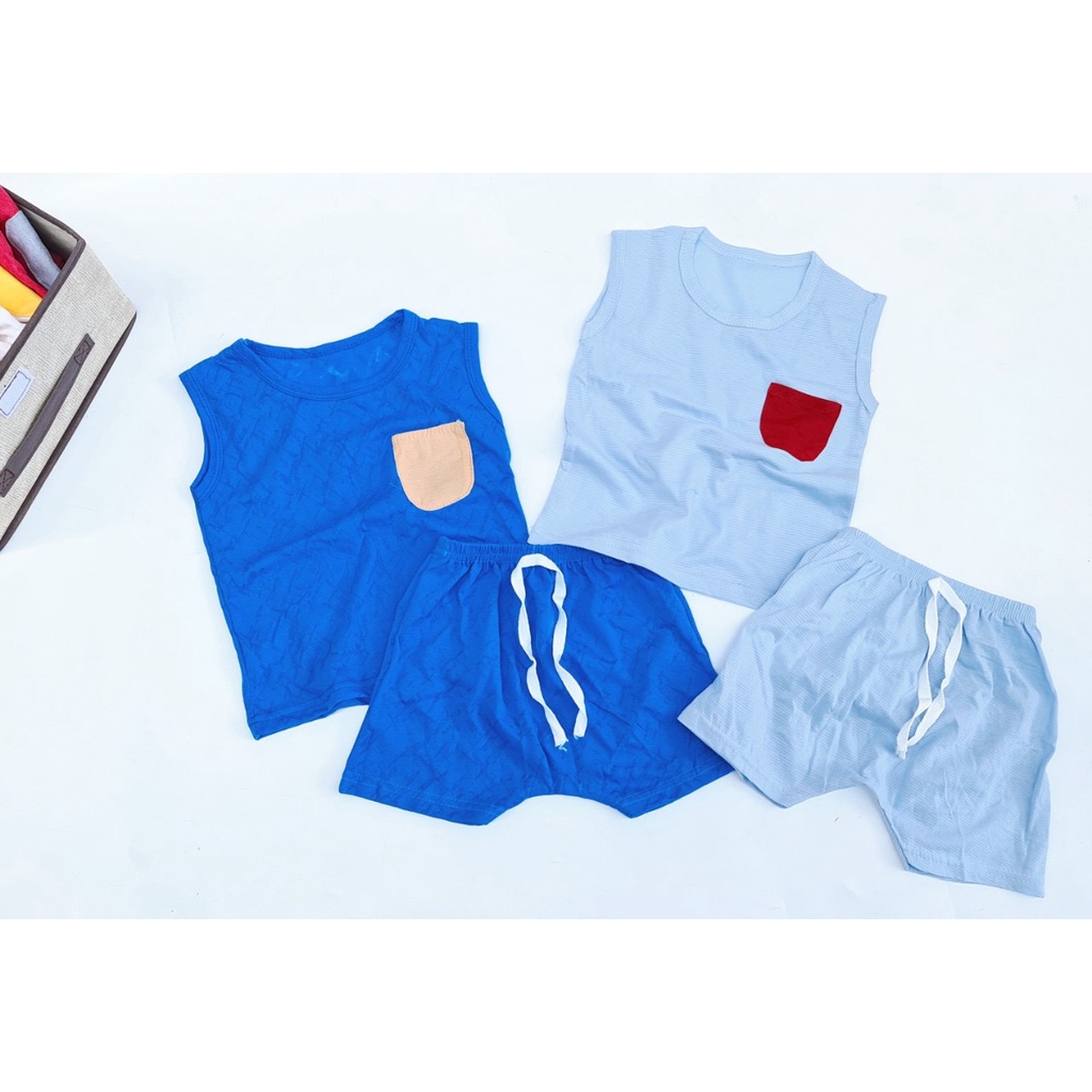 QUẦN ÁO COTTON BA LỖ BÉ TRAI - BEBEFAMILY SHOP - STQ