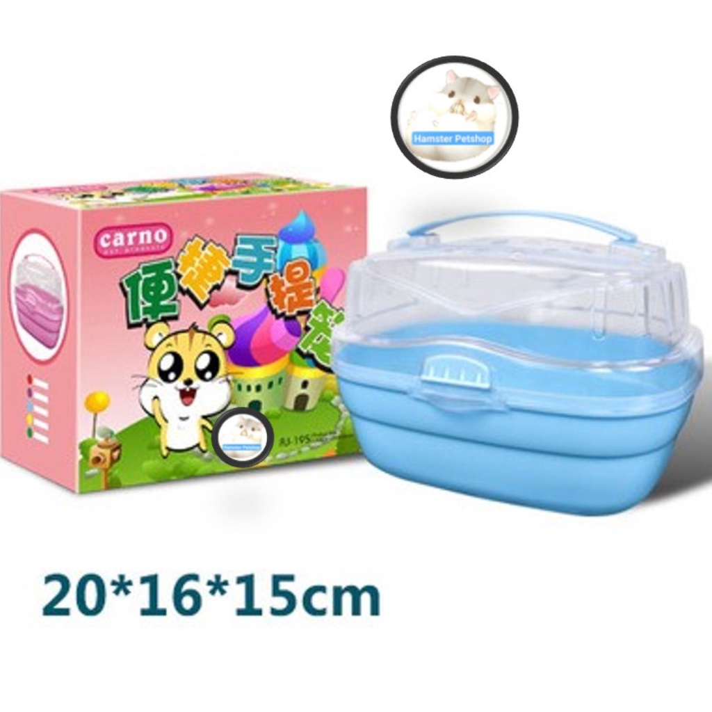 Lồng hamster xách tay CARNO - lồng di động đáng yêu cho bé Hamster