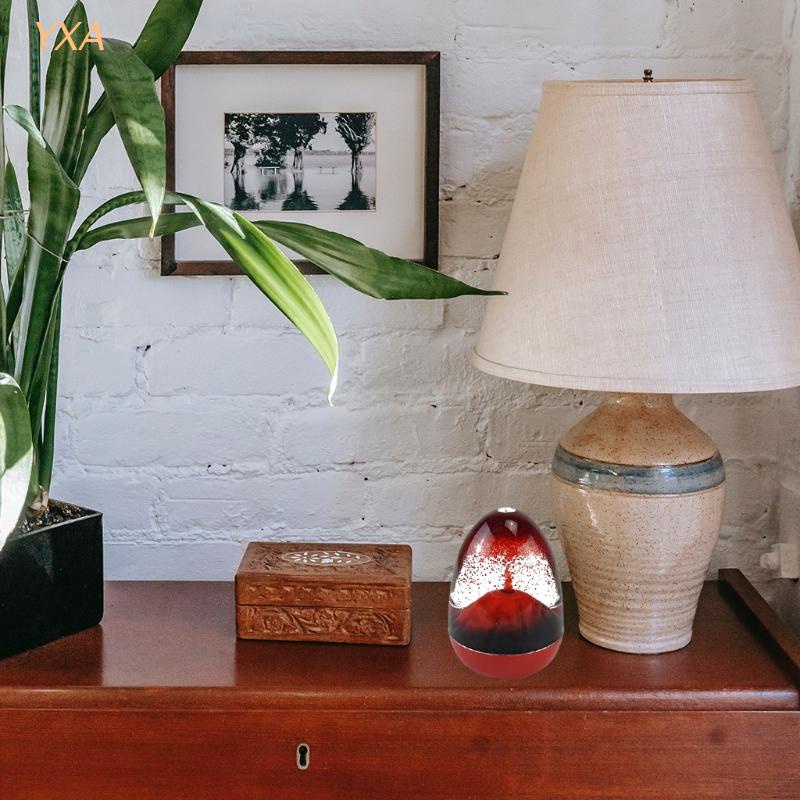 Đồng Hồ Cát Dạng Chất Lỏng Hình Núi Lửa Độc Đáo