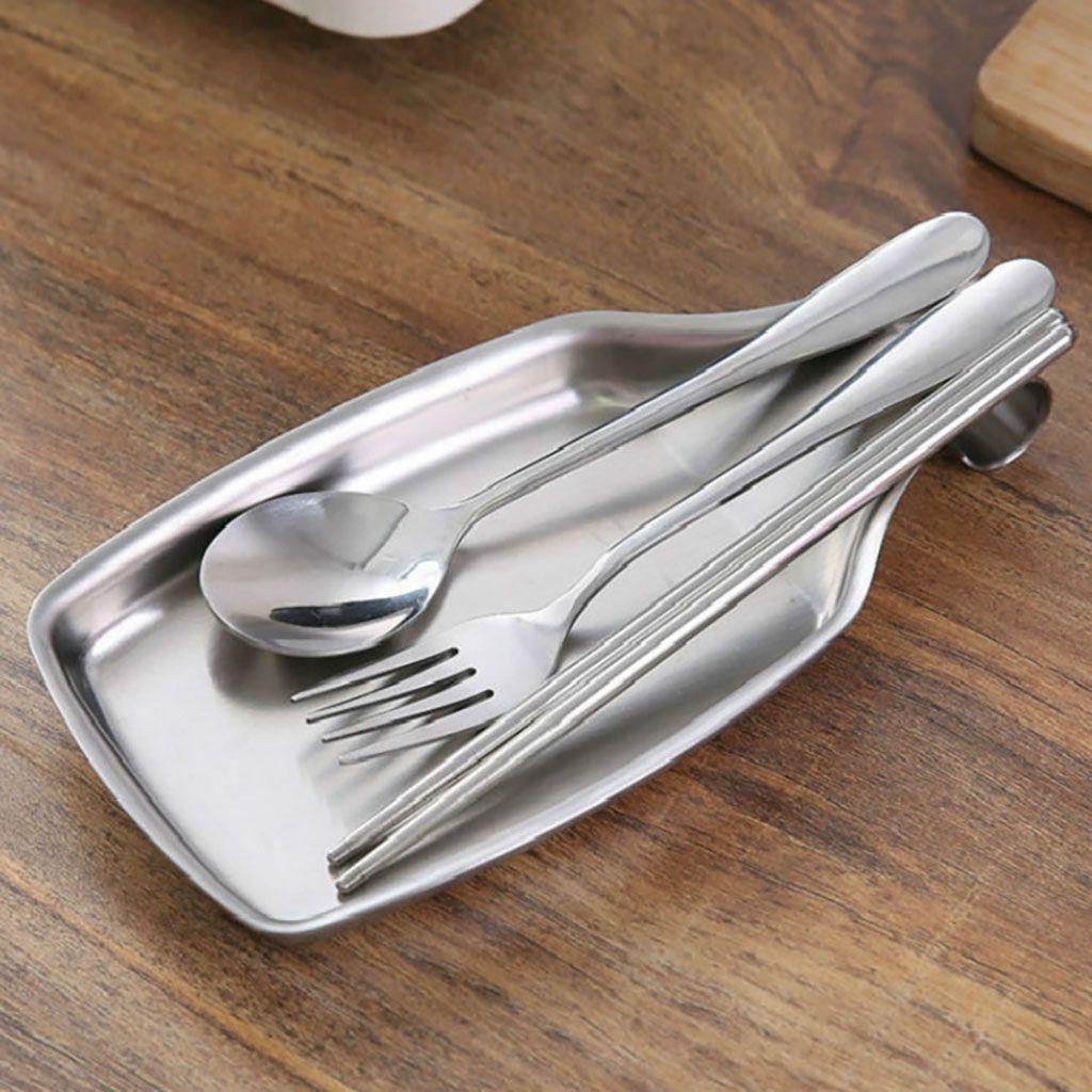 Giá Đỡ Muỗng Hình Chữ Nhật Bằng Thép Không Gỉ Chất Lượng Cao