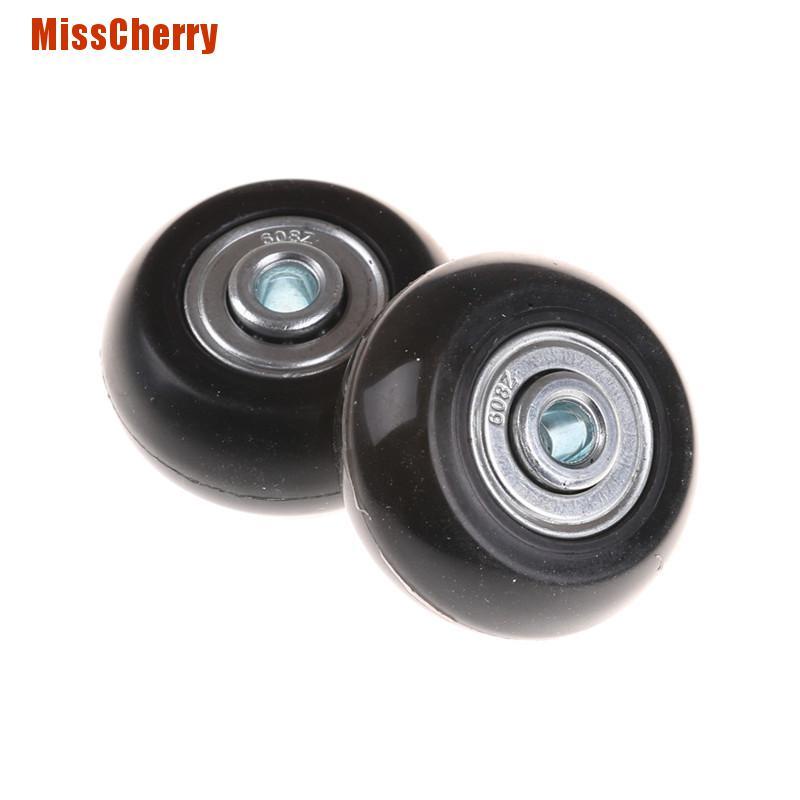 Bộ 2 Bánh Xe Thay Thế Cho Vali Kích Thước 40x18mm