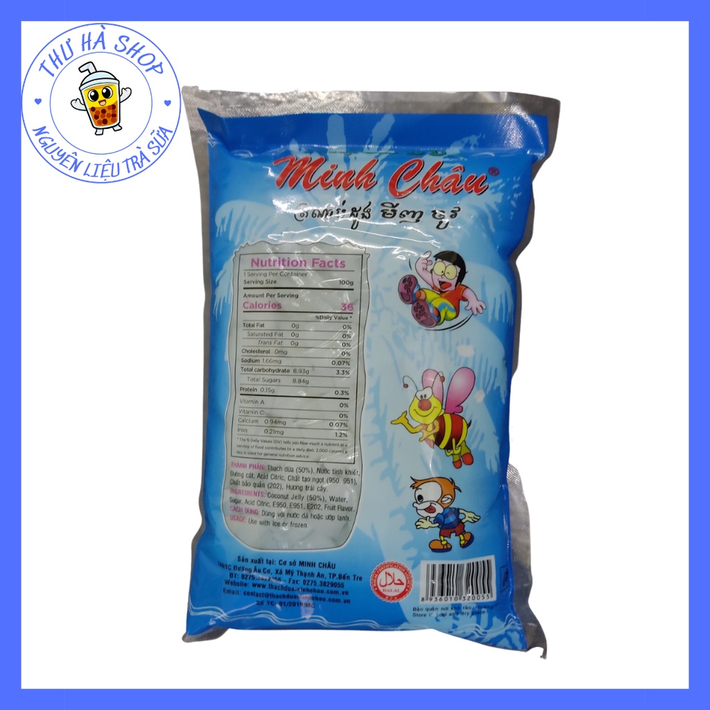 Thạch dừa minh châu túi 1kg