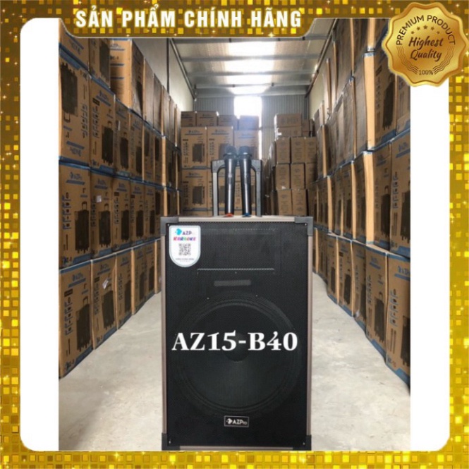 Loa kéo AZ-15 bass 40 2 đường tiếng 2 mic