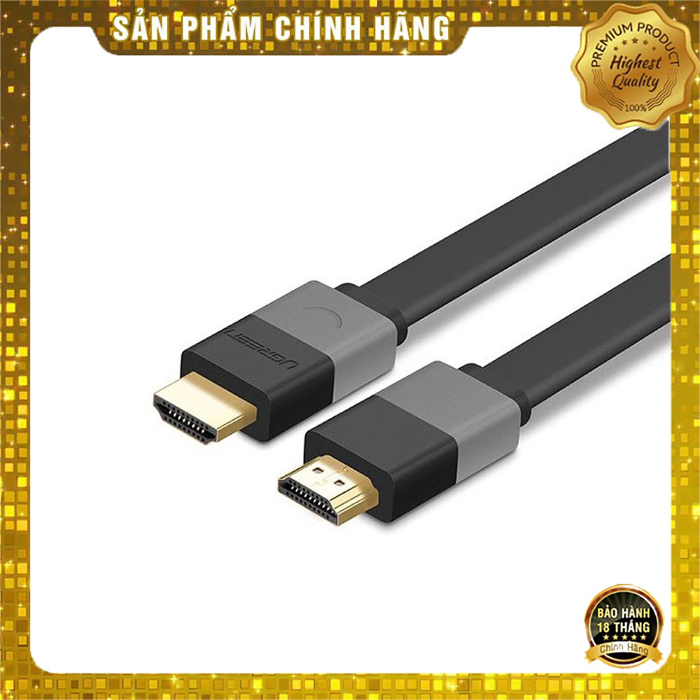 Cáp HDMI dẹt Ugreen 30114 dài 10M chính hãng - HapuShop