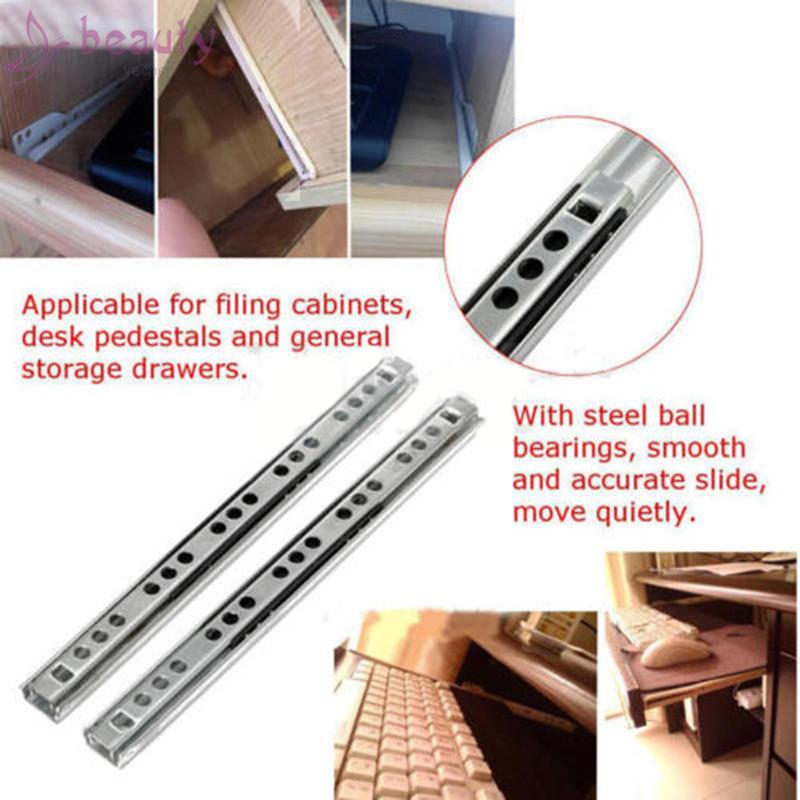 Newest Full Extension Furniture Drawer Slides Parts Cupboard Guide Drawer Slides