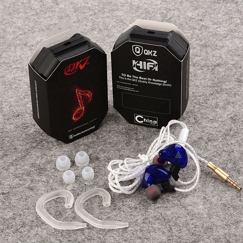 Sale 70% Tai nghe nhét tai thể thao chống ồn nhiều màu QKZ CK5 có microphone, blue Giá gốc 87,000 đ - 62A125