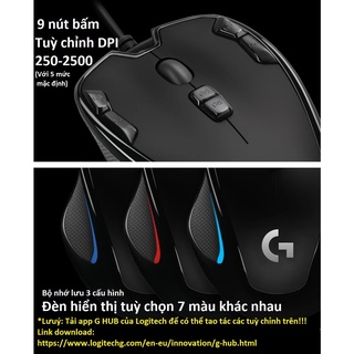 Chuột Gaming kết nối dây Logitech G300S