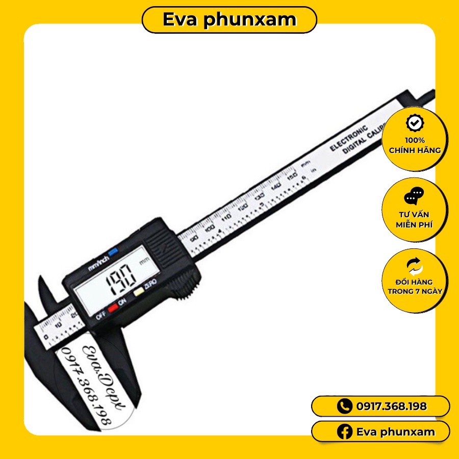 Thước Đo Điện Tử (Tặng Kèm Pin)