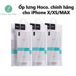 Ốp lưng silicon Hoco chính hãng trong suốt cho iPhone X/XS/XS MAX