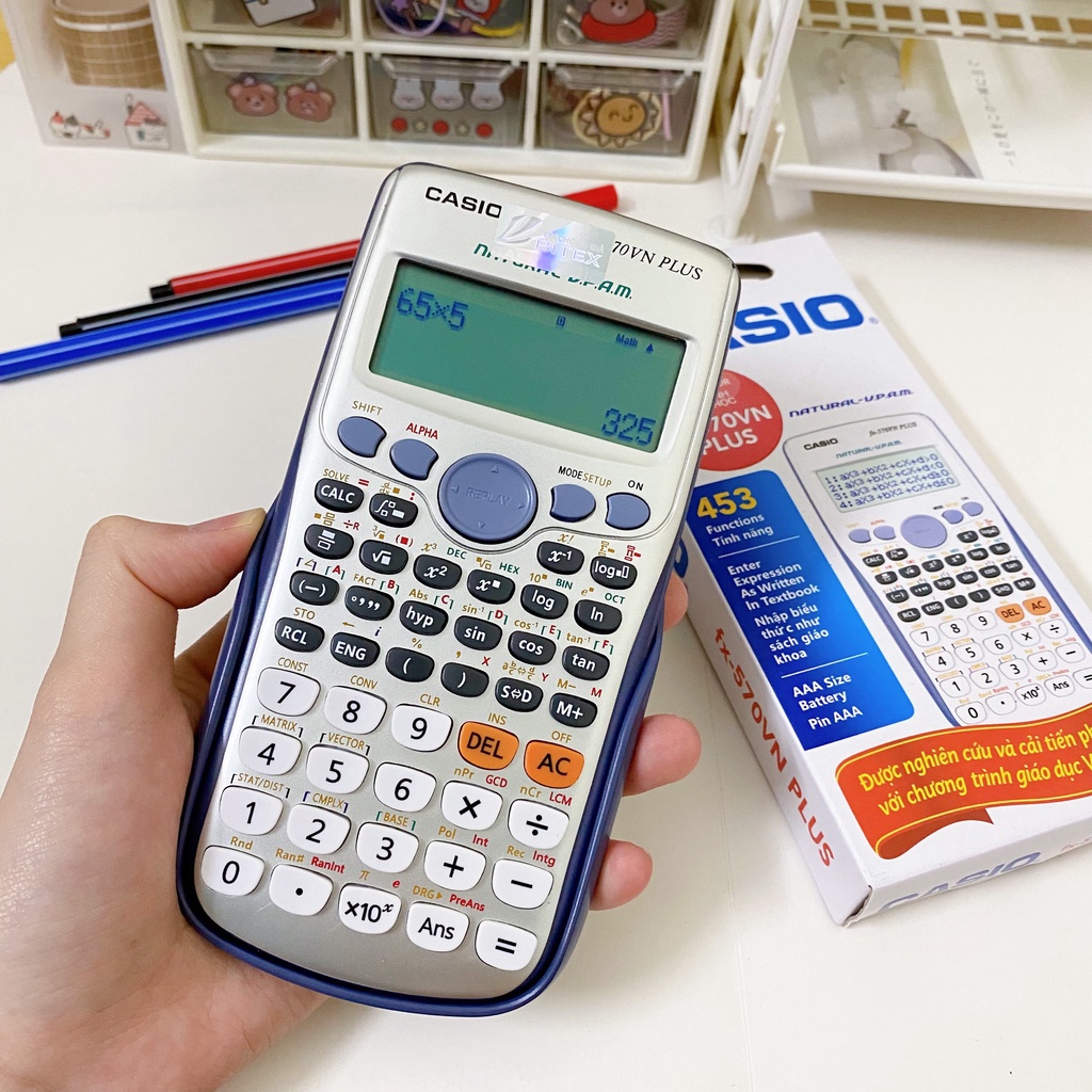 Máy Tính Cầm Tay FX570 VN PLus - Máy Tính Học Sinh FX 570VN Plus Giá Rẻ