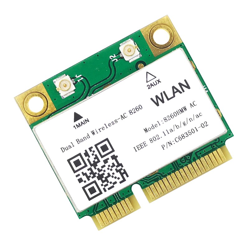 Card Wifi 8260ac 802.11ac 1200m Mini Pci-E 2.4g / 5g Cho Win7 Win 8 Win 10 | BigBuy360 - bigbuy360.vn