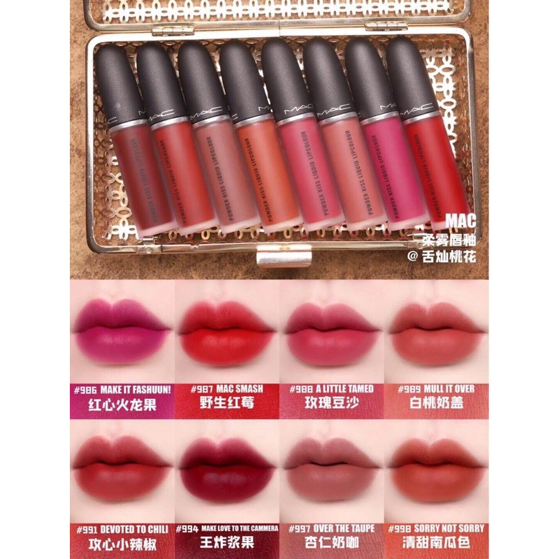 Son Kem Lì MAC Powder Kiss Liquid Lipcolour, Son Mac Kem Full Size 5ml | BigBuy360 - bigbuy360.vn