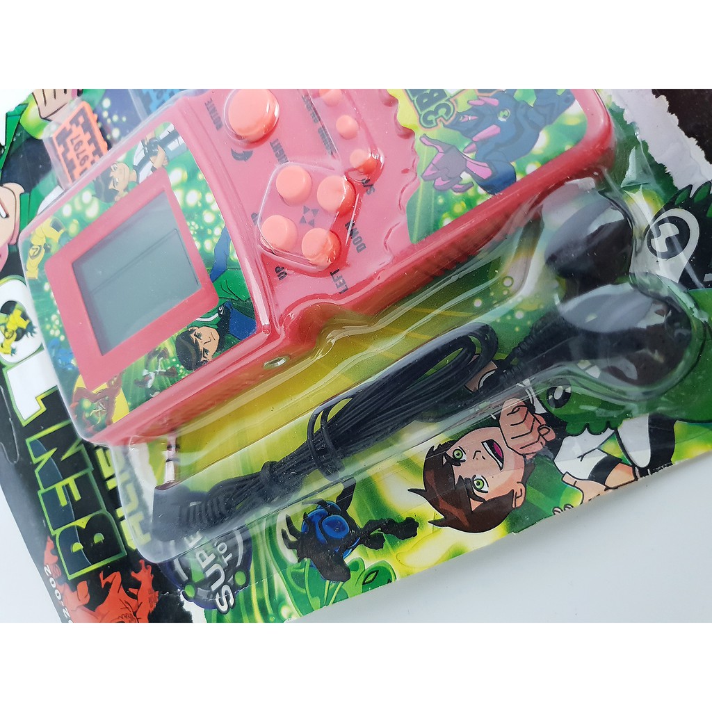 Máy chơi điện tử xếp hình kèm 4 thẻ + tai nghe