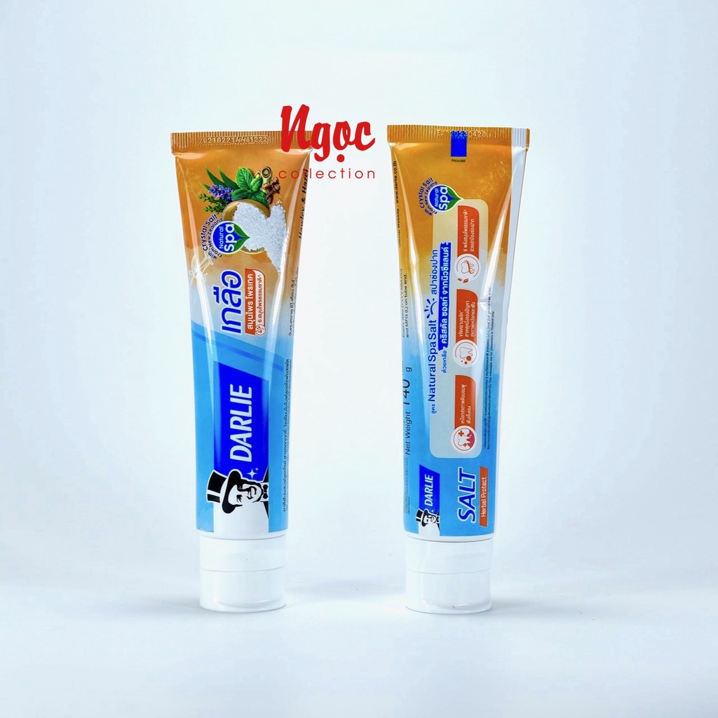 Hộp 03 tuýp kem đánh răng Darlie Muối Thái Lan - Mỗi tuýp 140g