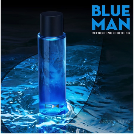 Toner Khoáng chất Blueman cho nam giới dưỡng ẩm cấp ẩm kiềm dầu thu nhỏ lỗ chân lông