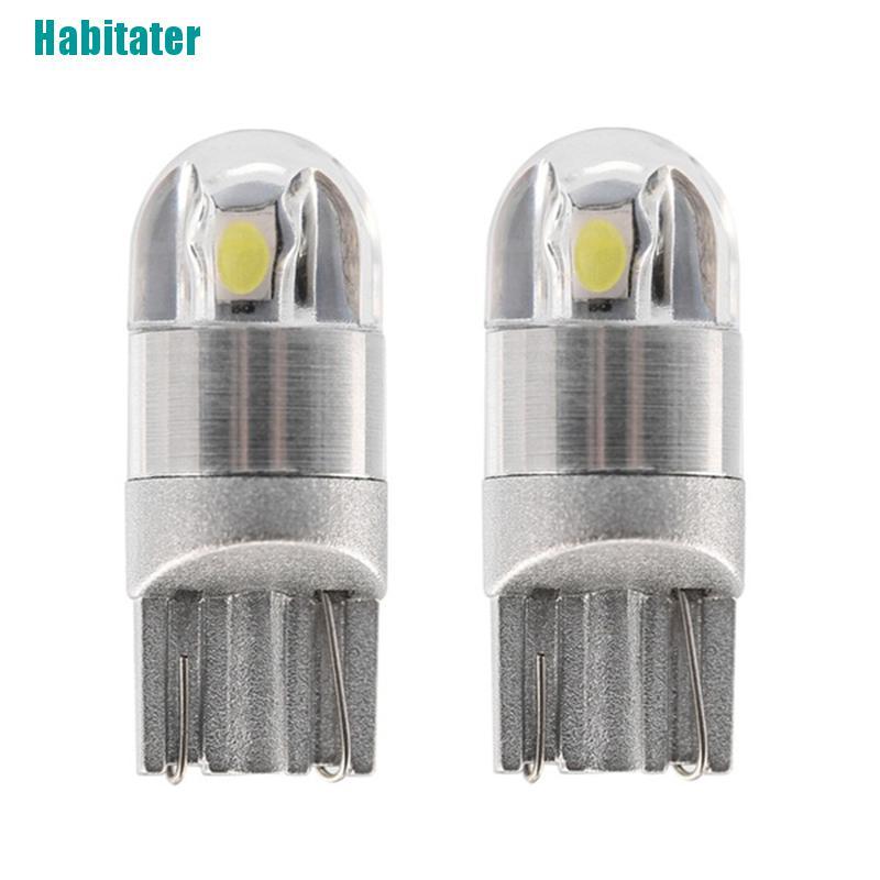 Set 10 Bóng Đèn LED T10 3030 2SMD W5W 194 168 Ánh Sáng Trắng Siêu Sáng Dành Cho Ô Tô