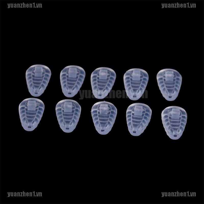 10 Miếng Đệm Mũi Silicone Cho Mắt Kính YUANZHEN1