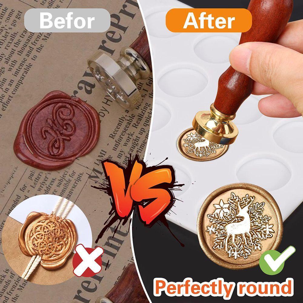 SUENIN Khuôn Silicone Làm Con Dấu Niêm Phong Sáp Niêm Phong
