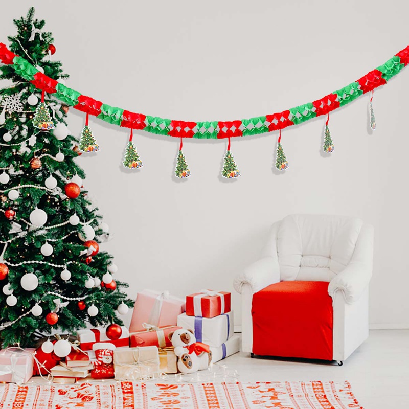 Dây Treo Trang Trí Giáng Sinh 3m Hình Ông Già Noel 2023