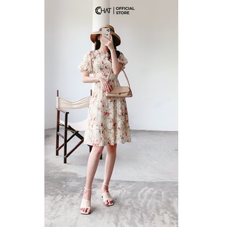 Váy cổ tròn 6 cúc CCHAT