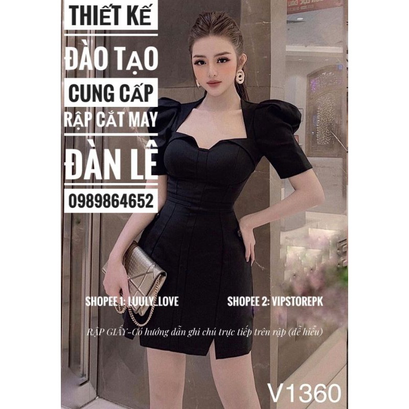 Rập giấy V1360 (xs-xxxl)