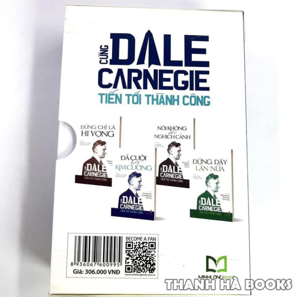 Sách - Cùng Dale Carnegie tiến tới thành công (Combo Hộp 4 cuốn) [Minh Long]