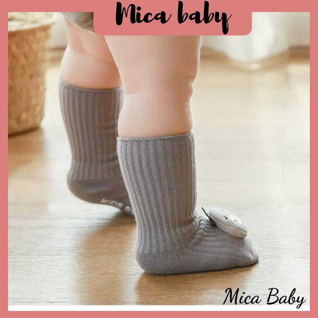 Tất vớ cao cổ hình thú dễ thương chống trượt cho bé Mica baby T06