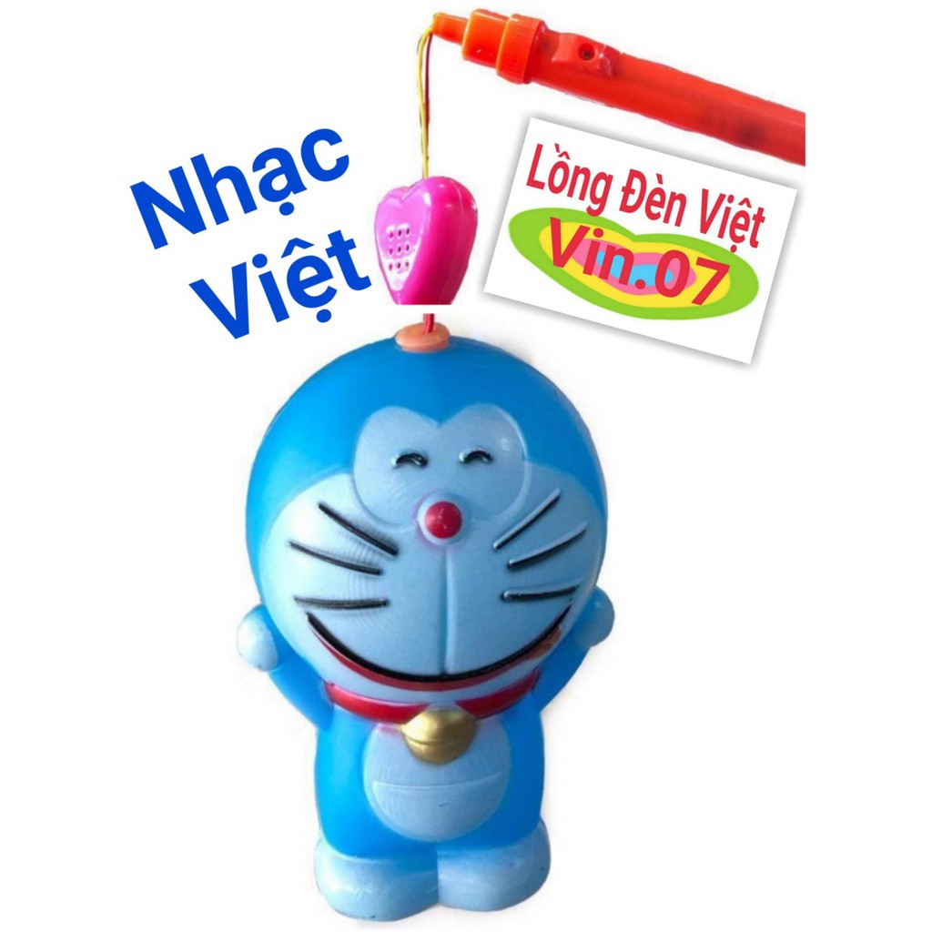 Lồng đèn trung thu hoạt hình có đèn và nhạc cho bé rước đèn
