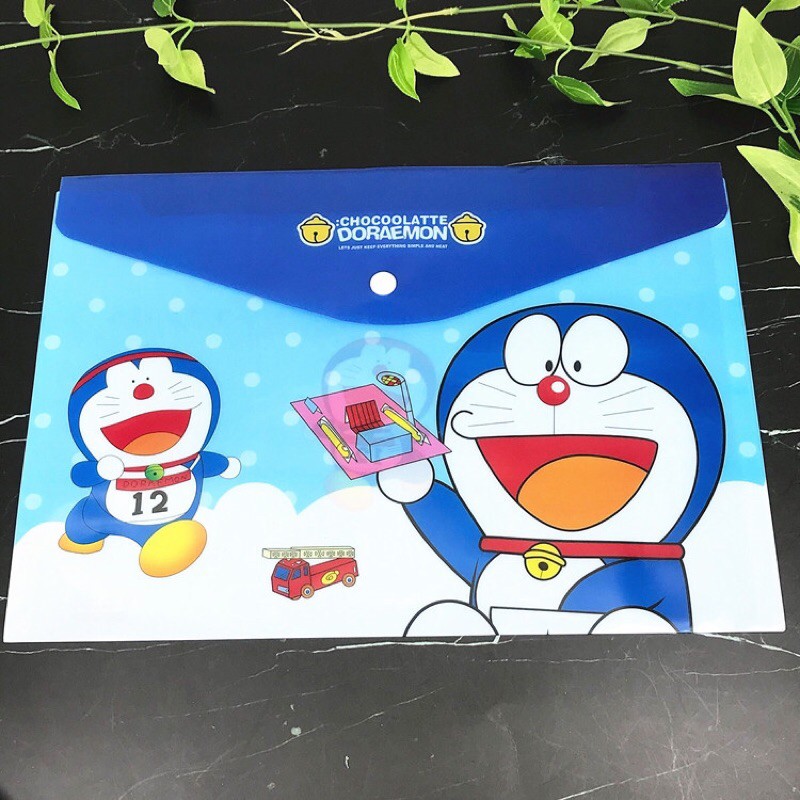 Túi đựng tài liệu túi clear bag Doraemon
