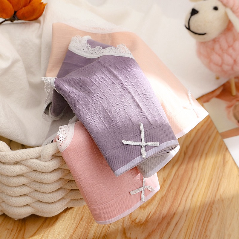 Hộp 5 Quần Lót Cotton Thiên Nga Kháng Khuẩn Dễ Thương Co Giãn 4 Chiều Cao Cấp.