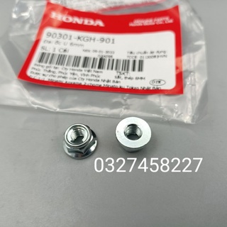 Ốc, tán lắp đĩa, thắng phanh WAVE Thái, RS, S100, ZX, FUTURE.... zin 6mm