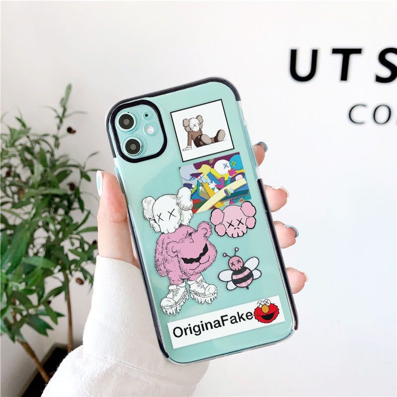 Ốp lưng iphone Roro x Kaws PM siêu chống sốc 5/5s/6/6plus/6s/6splus/7/7plus/8/8plus/x/xr/xs/11/12/pro/max/plus/promax