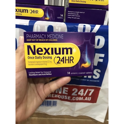 ( Mẫu mới 2022) Viên uống hỗ trợ dạ dày Nexium 24h của úc